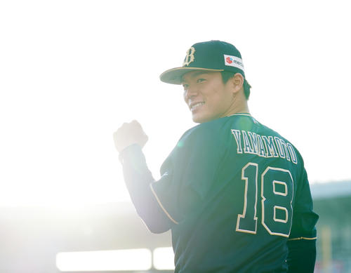 山本由伸（2022年4月9日撮影）