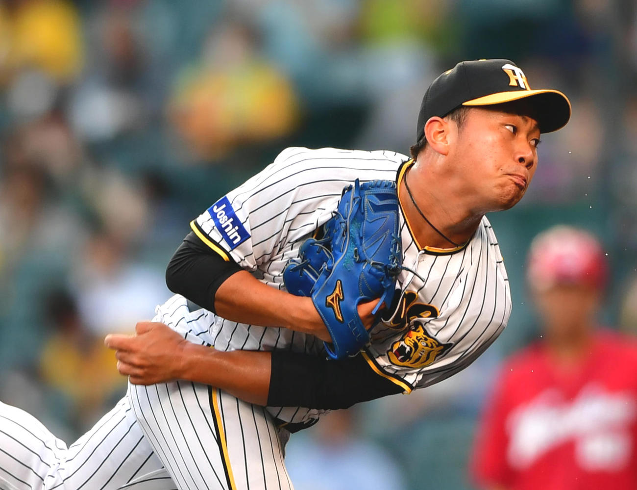 7日広島戦に先発し5回を1失点と好投した阪神桐敷拓馬