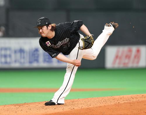 ロッテ小野郁（2022年7月23日撮影）