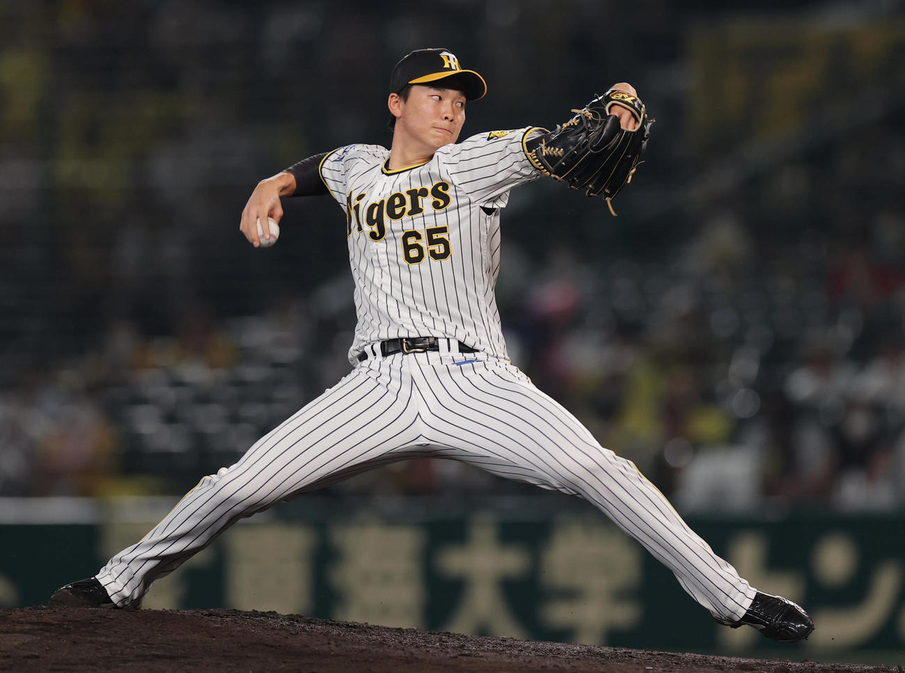 8月30日、広島戦で今季2勝目を挙げた湯浅京己