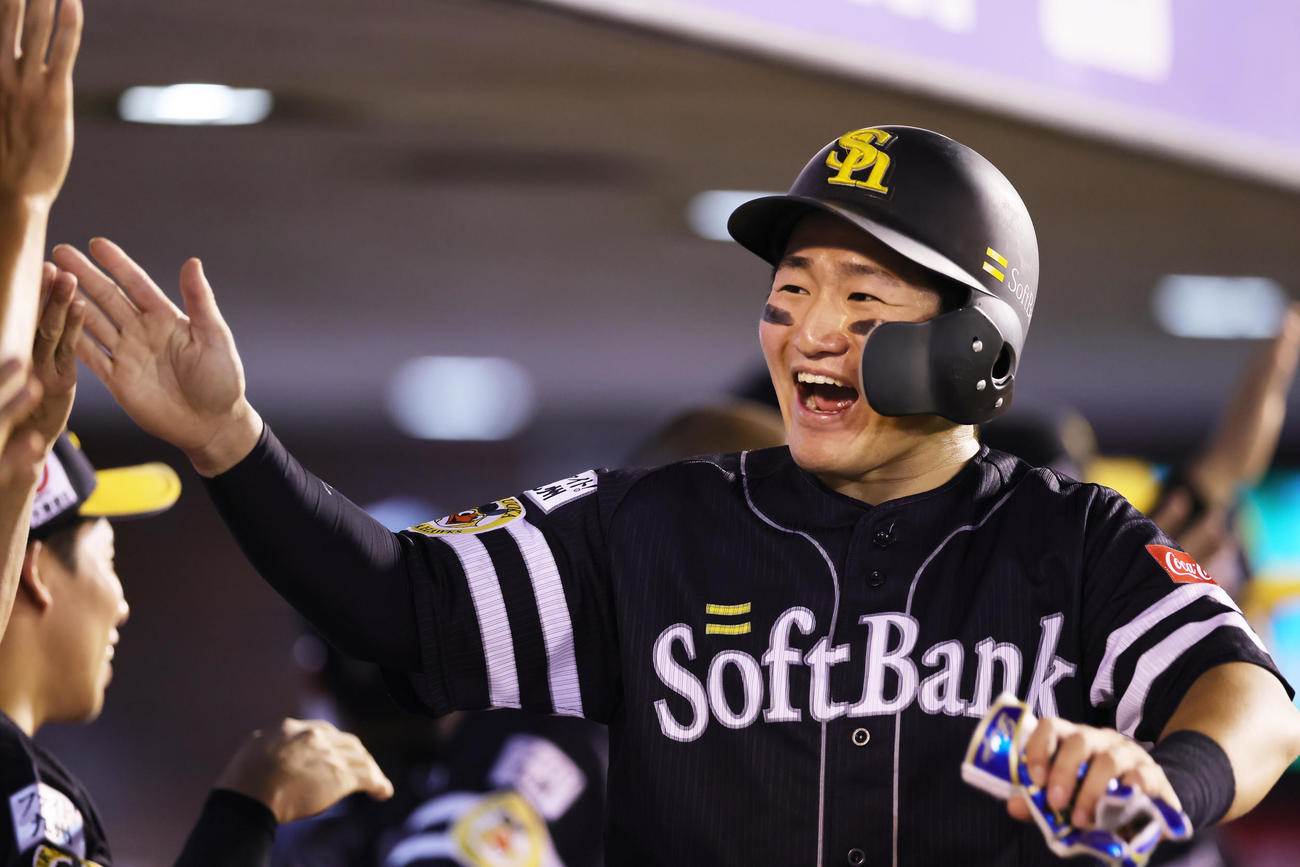ソフトバンク野村大樹（2022年8月24日撮影）