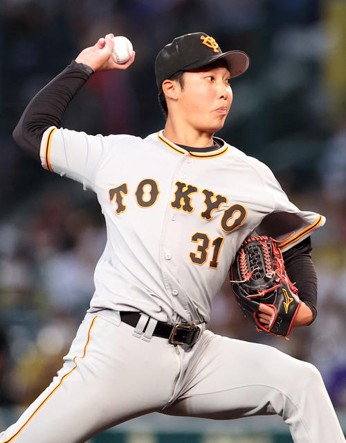 巨人赤星優志（2022年9月4日撮影）