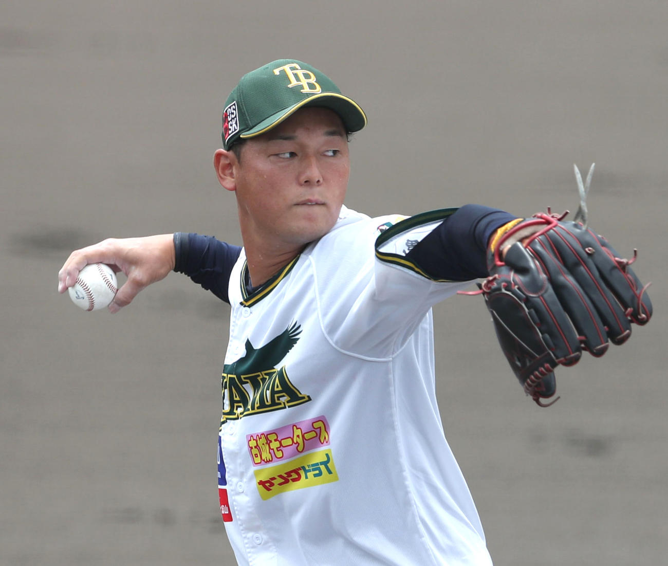 日本海オセアンリーグ、富山GRNサンダーバーズ山川晃司（2022年7月撮影）