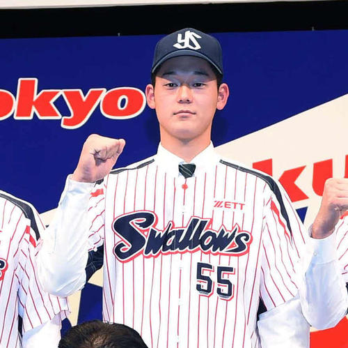 14年、ヤクルト入団当初は背番号55をつけていた山川晃司