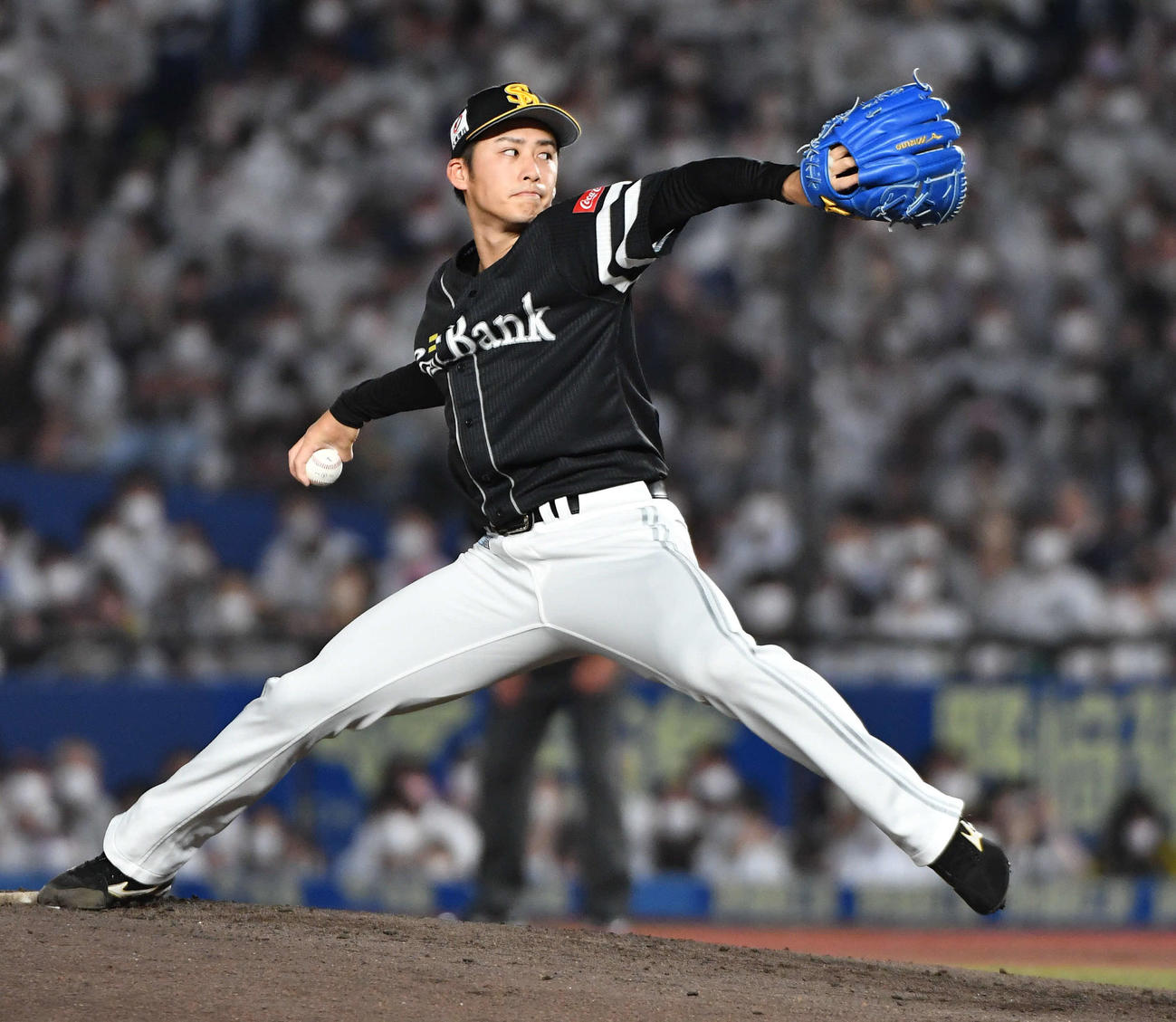 ソフトバンク板東湧梧（2022年10月2日撮影）