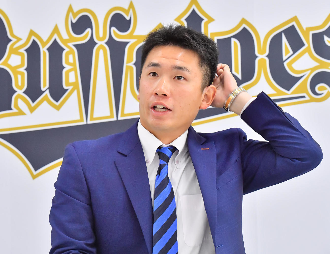 登板機会が少なくダウンで更改したオリックス吉田凌（撮影・和賀正仁）