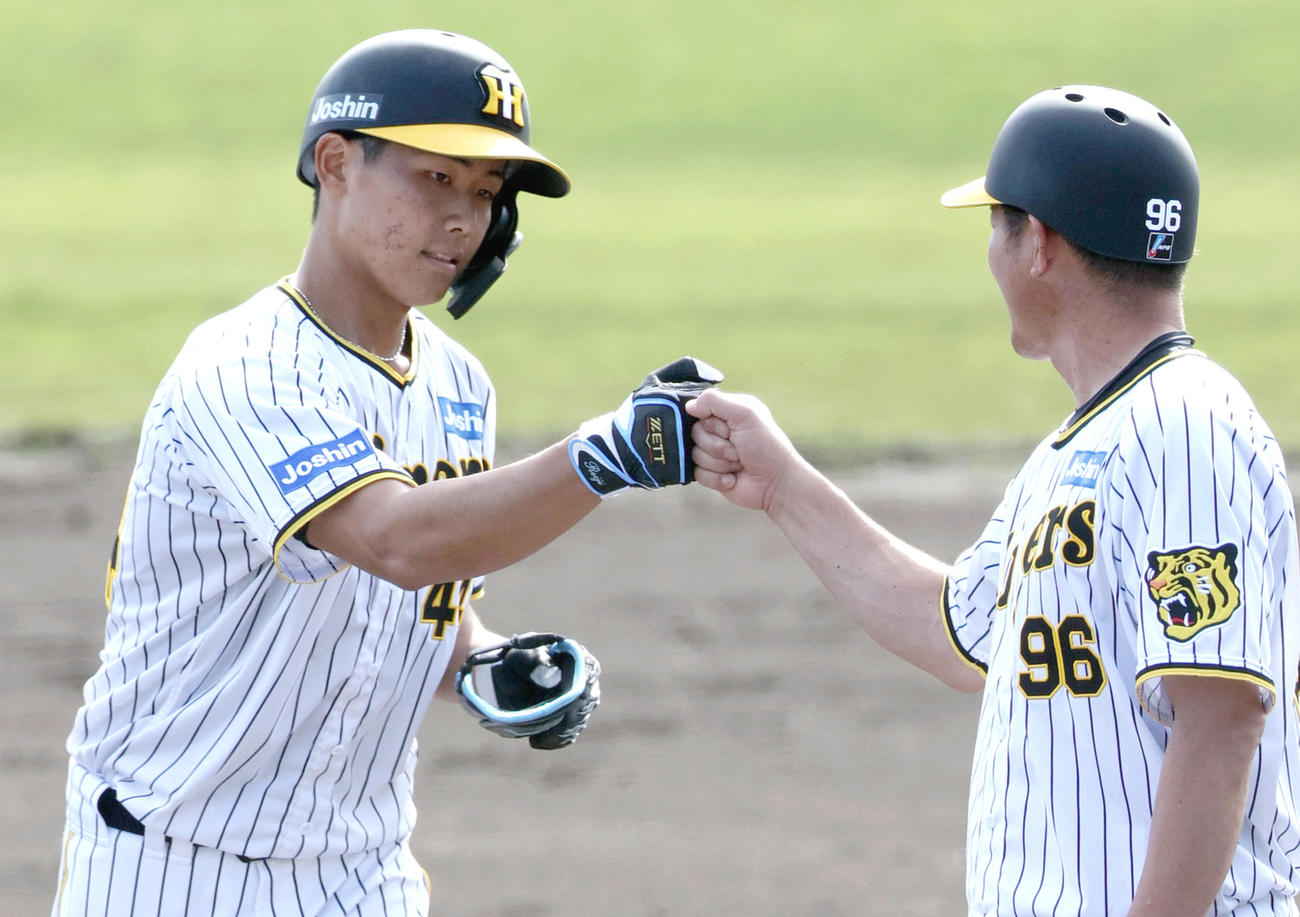 阪神戸井零士（2023年2月撮影）