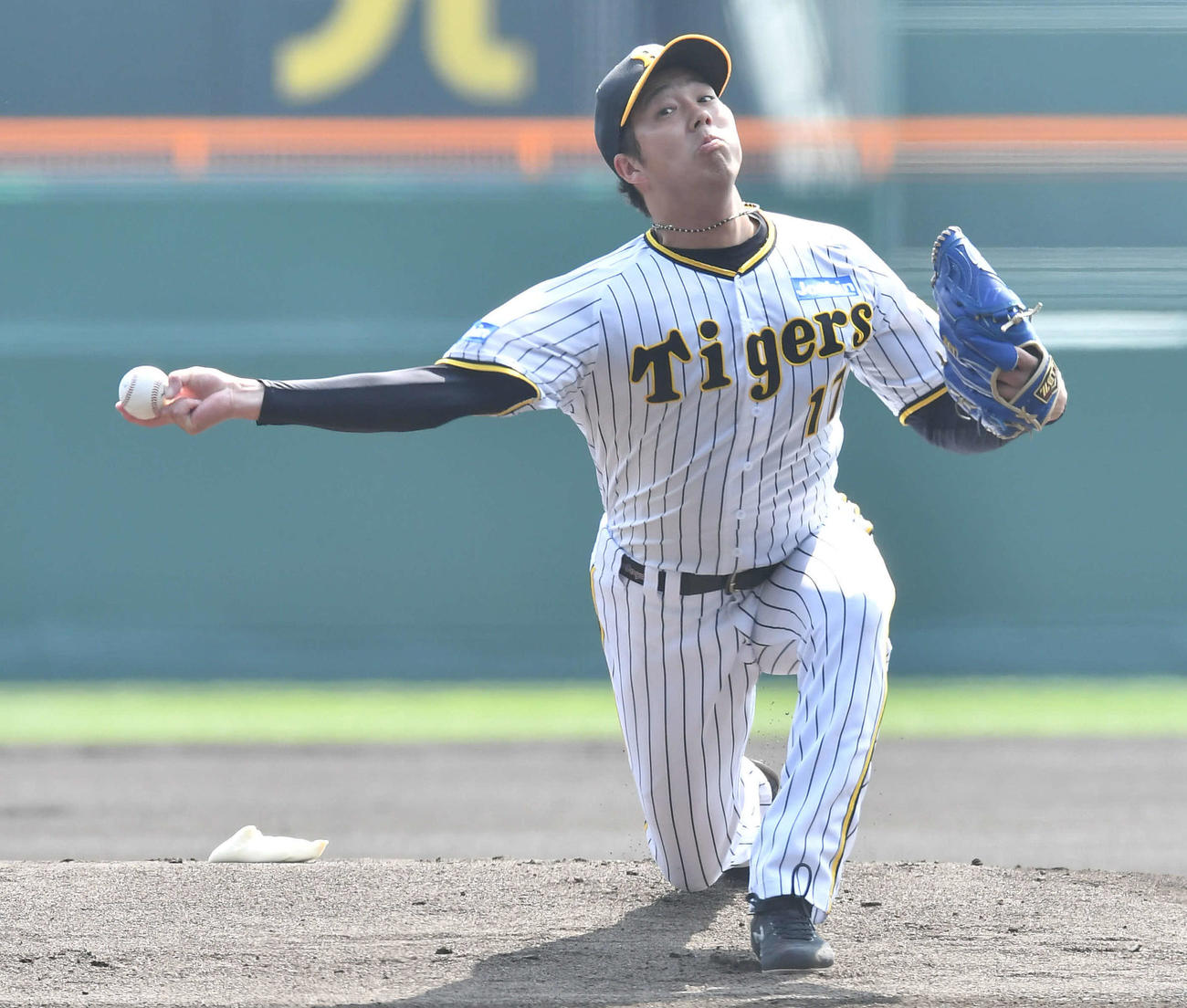 阪神青柳晃洋（2023年3月10日撮影）