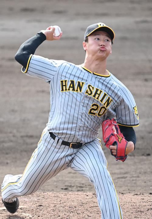 阪神森木大智（2023年3月30日撮影）