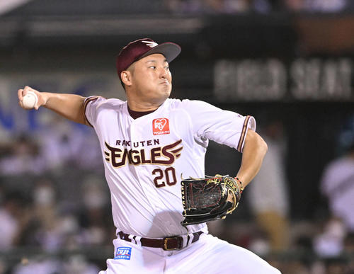 楽天安楽智大（2022年10月撮影）