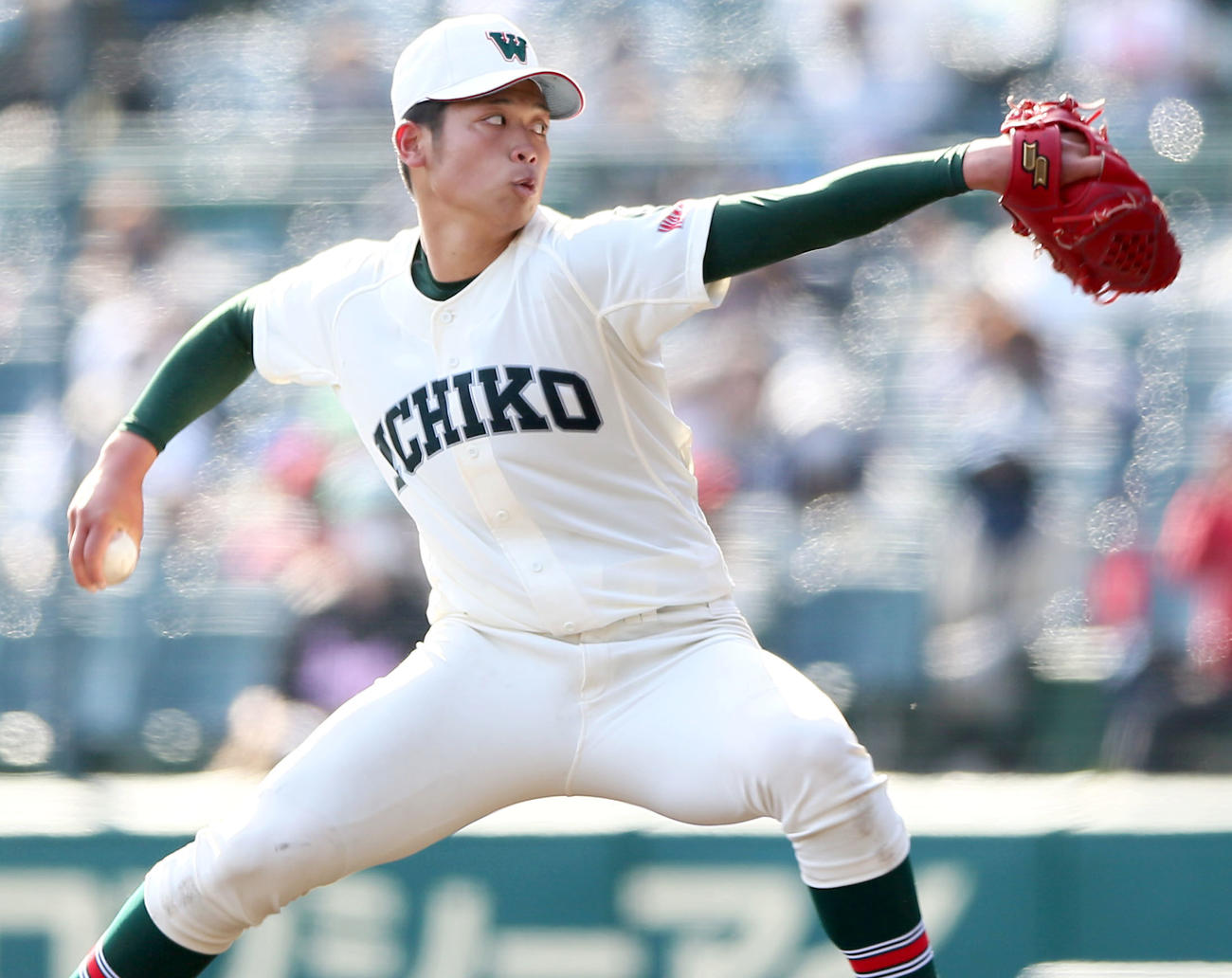 第93回選抜高校野球大会・第7日　明豊対市和歌山　米田天翼に変わって登板する市和歌山・小園健太（2021年3月26日撮影）