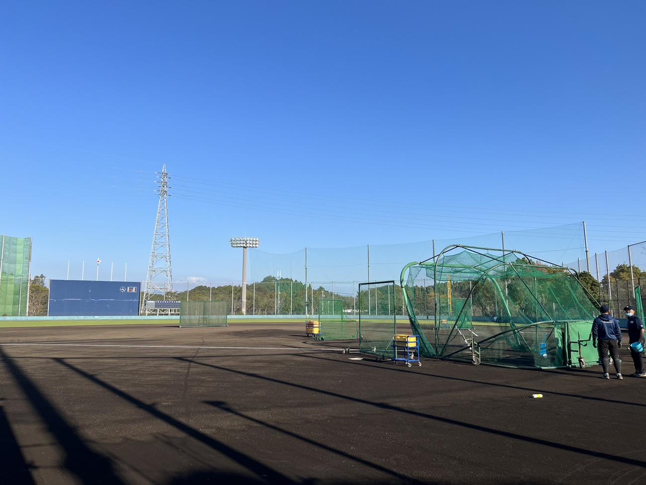 阪神大竹がソフトバンク時代にキャンプ地として汗を流した生目第2球場