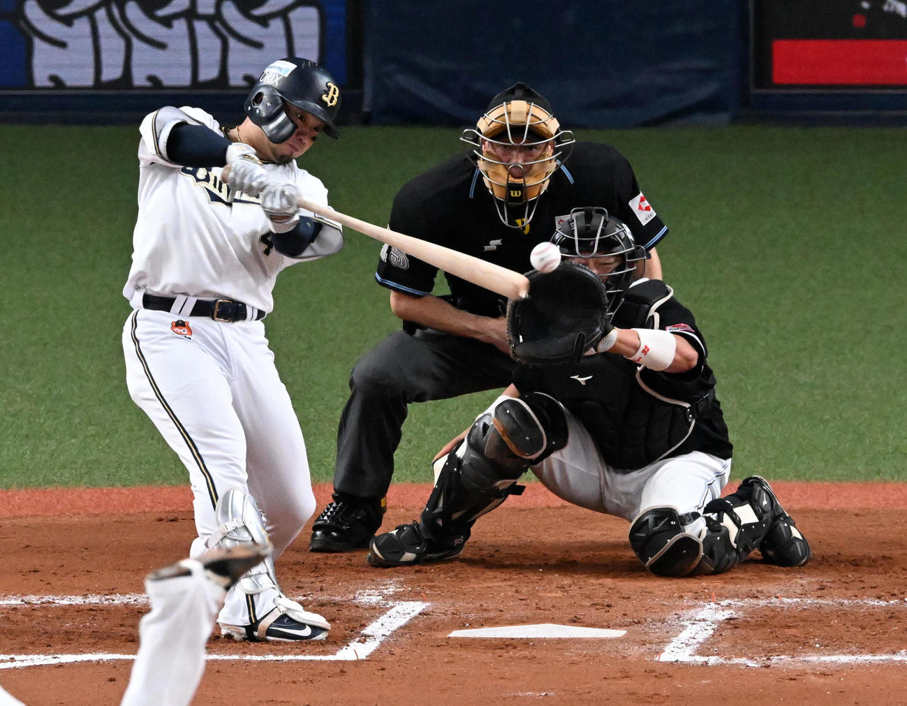 オリックス森友哉（2023年10月21日撮影）
