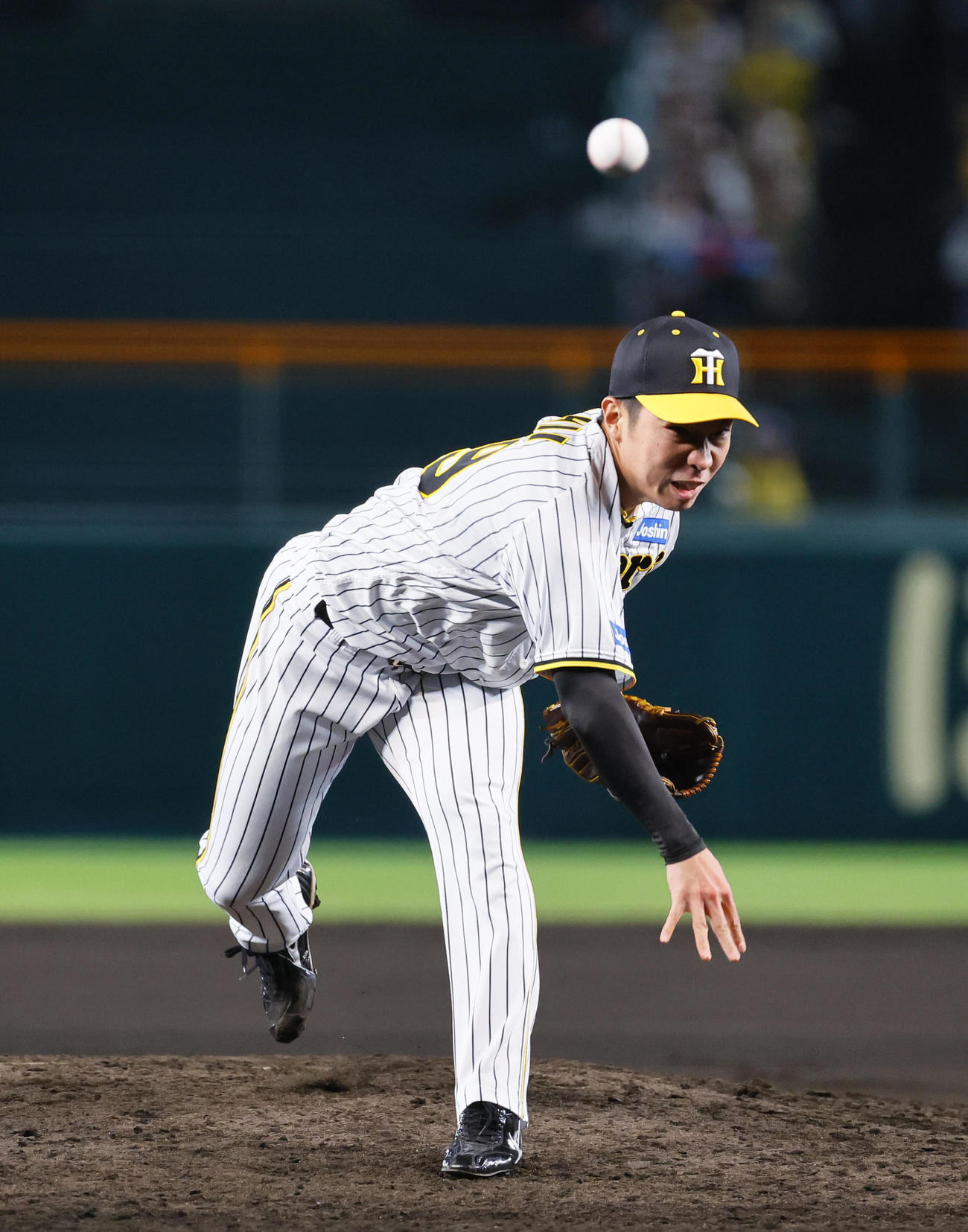阪神石井大智（2023年10月31日撮影）