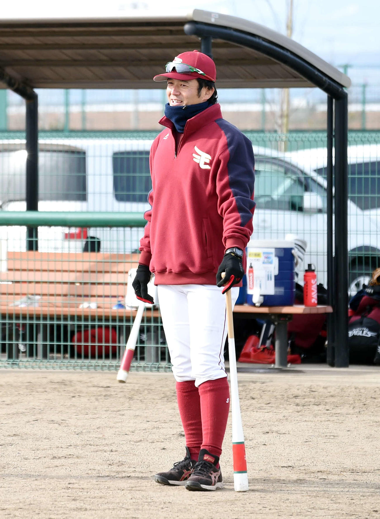 楽天牧田明久コーチ（2019年12月7日撮影）
