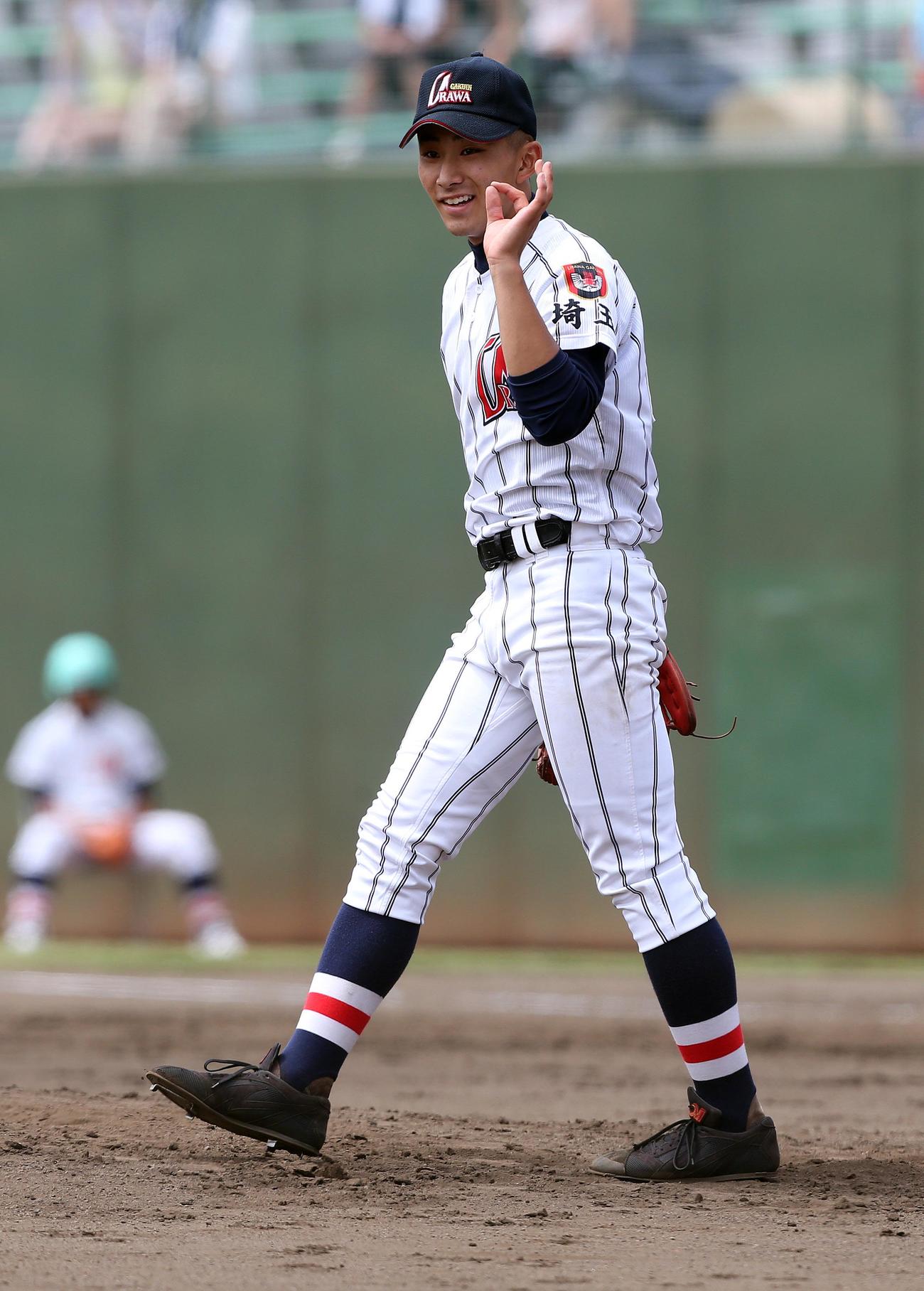 浦和学院時代の小島和哉（2013年7月20日撮影）