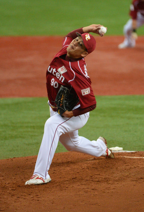 オリックス対楽天10回戦　楽天先発の宮川将（2014年7月2日撮影）