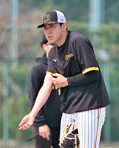 阪神小川一平（2024年4月13日撮影）