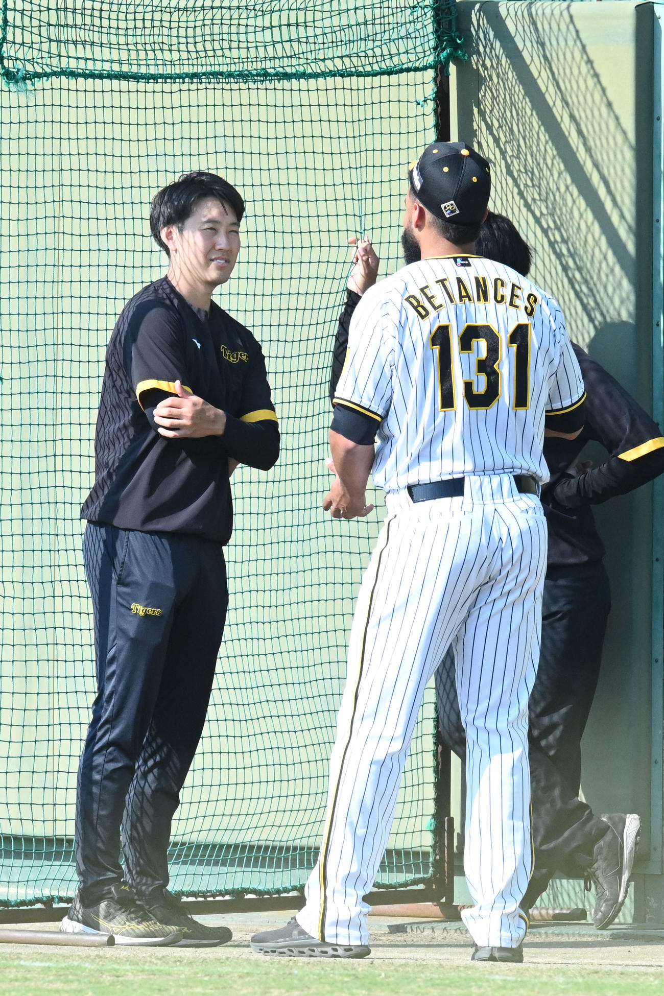 阪神通訳の伊藤ヴィットルさん（撮影・滝沢美穂子）