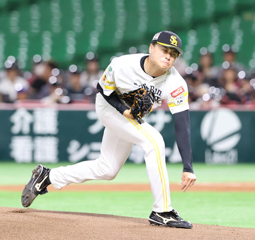 ソフトバンク前田純（2024年6月5日撮影）