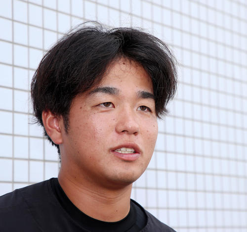 支配下契約となった阪神高橋遥人（2024年7月20日撮影）