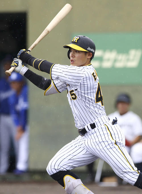 阪神遠藤成（2024年7月2日撮影）