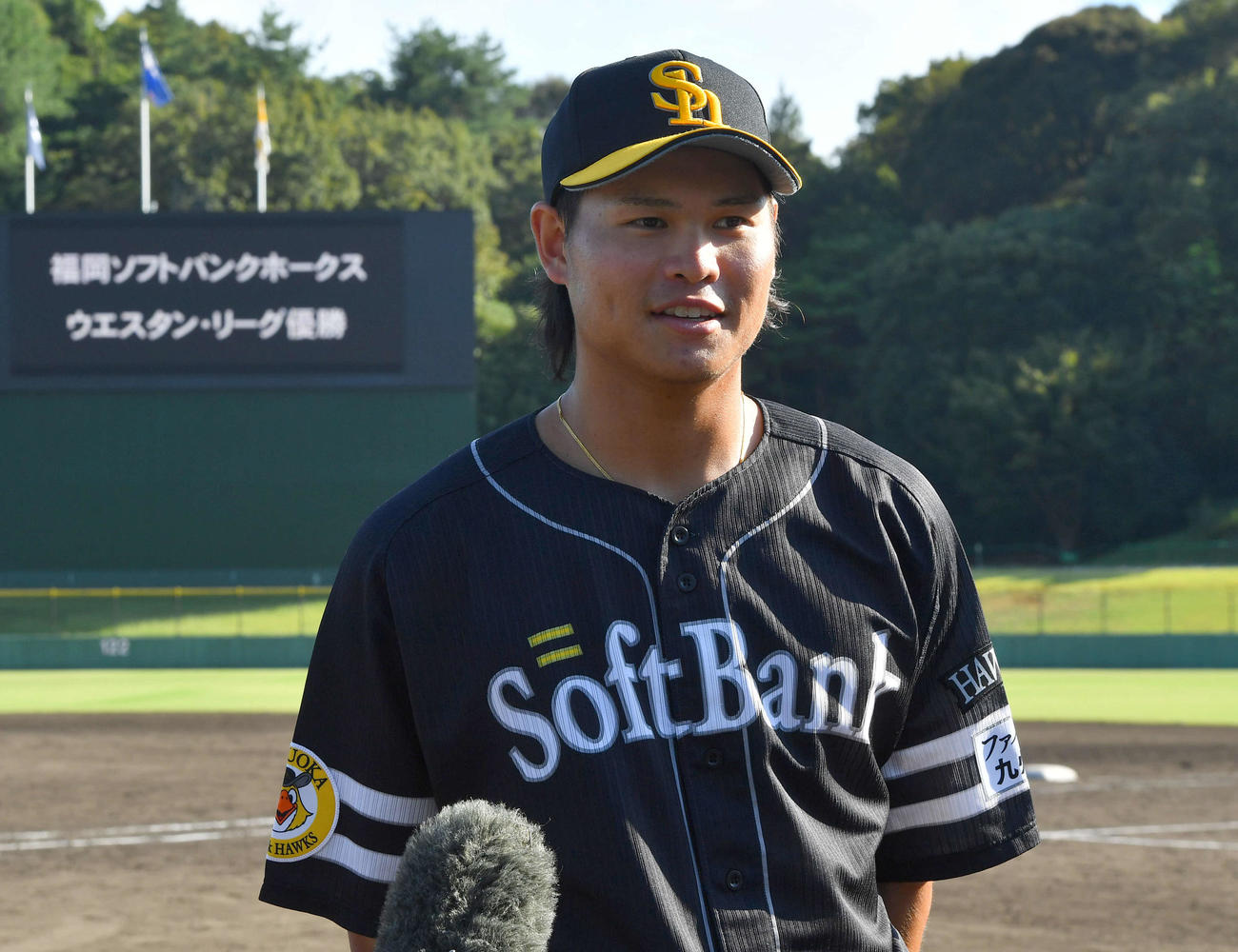 ソフトバンク笹川吉康（2024年9月27日撮影）