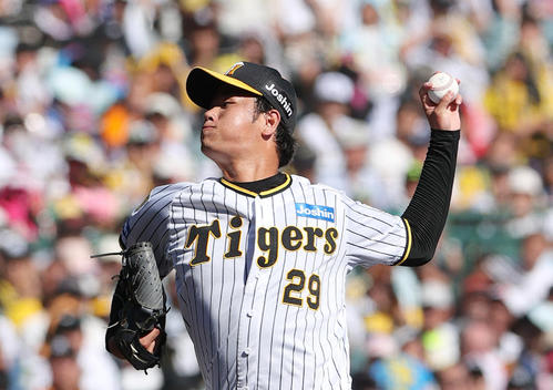 阪神高橋遥人(2024年撮影)
