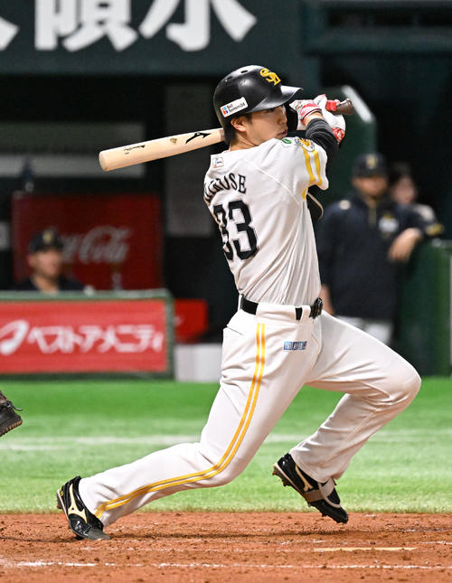 ソフトバンク広瀬隆太（2025年4月23日撮影）