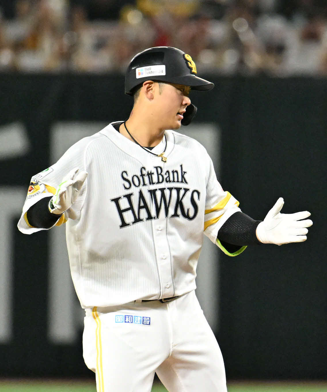 ソフトバンク石塚綜一郎（2025年5月3日撮影）