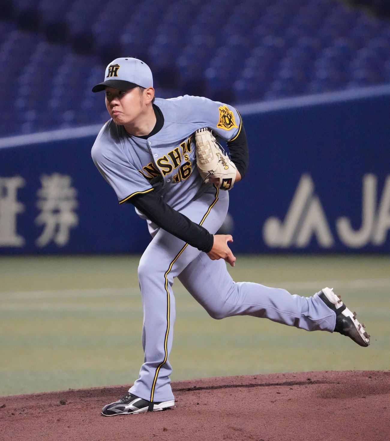 阪神西勇輝（2025年7月31日撮影）