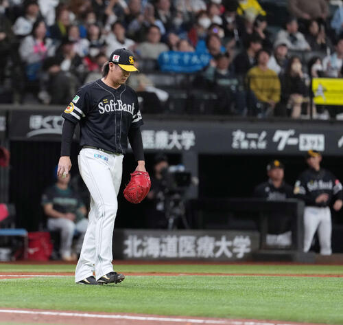 ソフトバンク杉山一樹（2026年4月撮影）