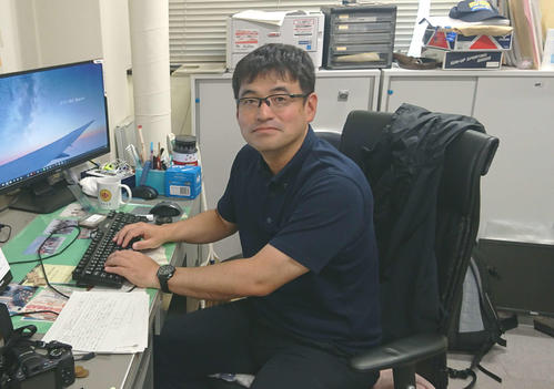 筑波大・川村卓氏（撮影・保坂淑子）
