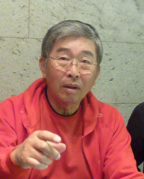小谷正勝氏（12年11月26日撮影）