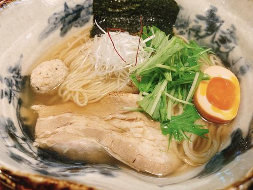 能登美別館で始めた「ご飯に合う塩ラーメン」（能登美提供）