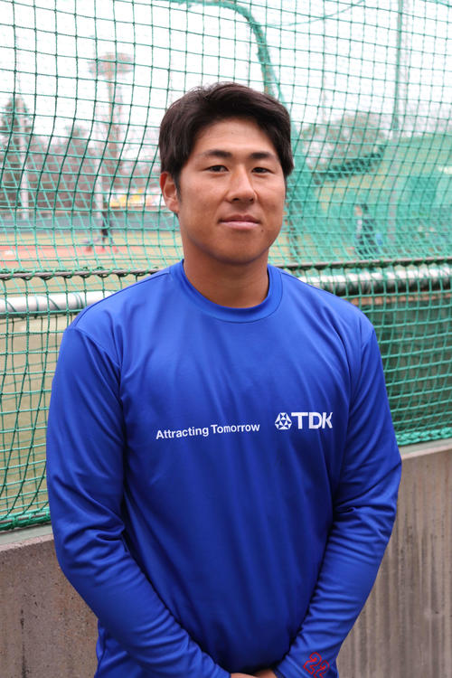 10年前の震災と甲子園を振り返る、東北OBのTDK・金子（撮影・保坂淑子）