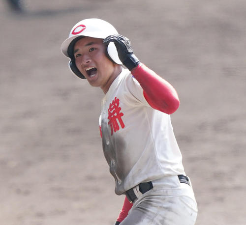 智弁学園・中陳六斗内野手（2年）