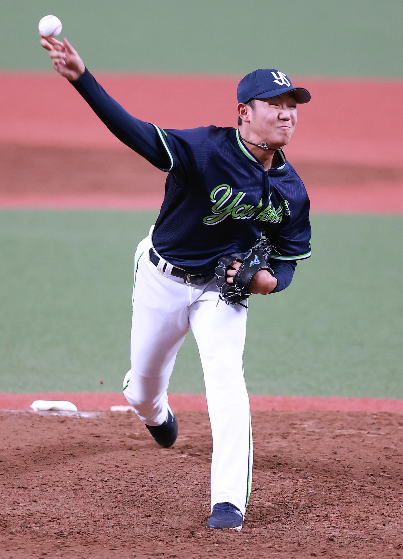 西武戦に先発したヤクルト奧川（2021年3月21日撮影）