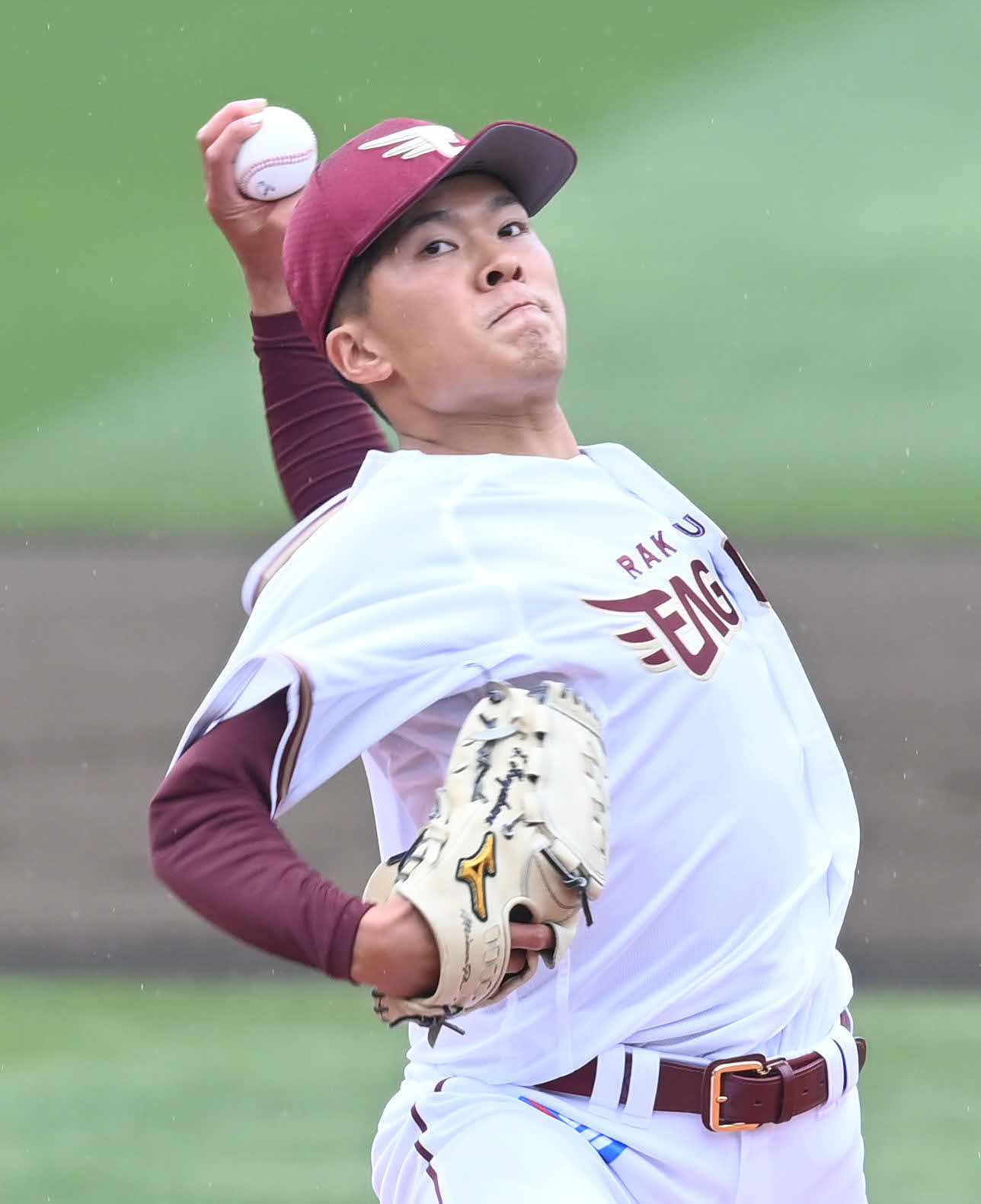 楽天早川隆久（2021年3月28日撮影）