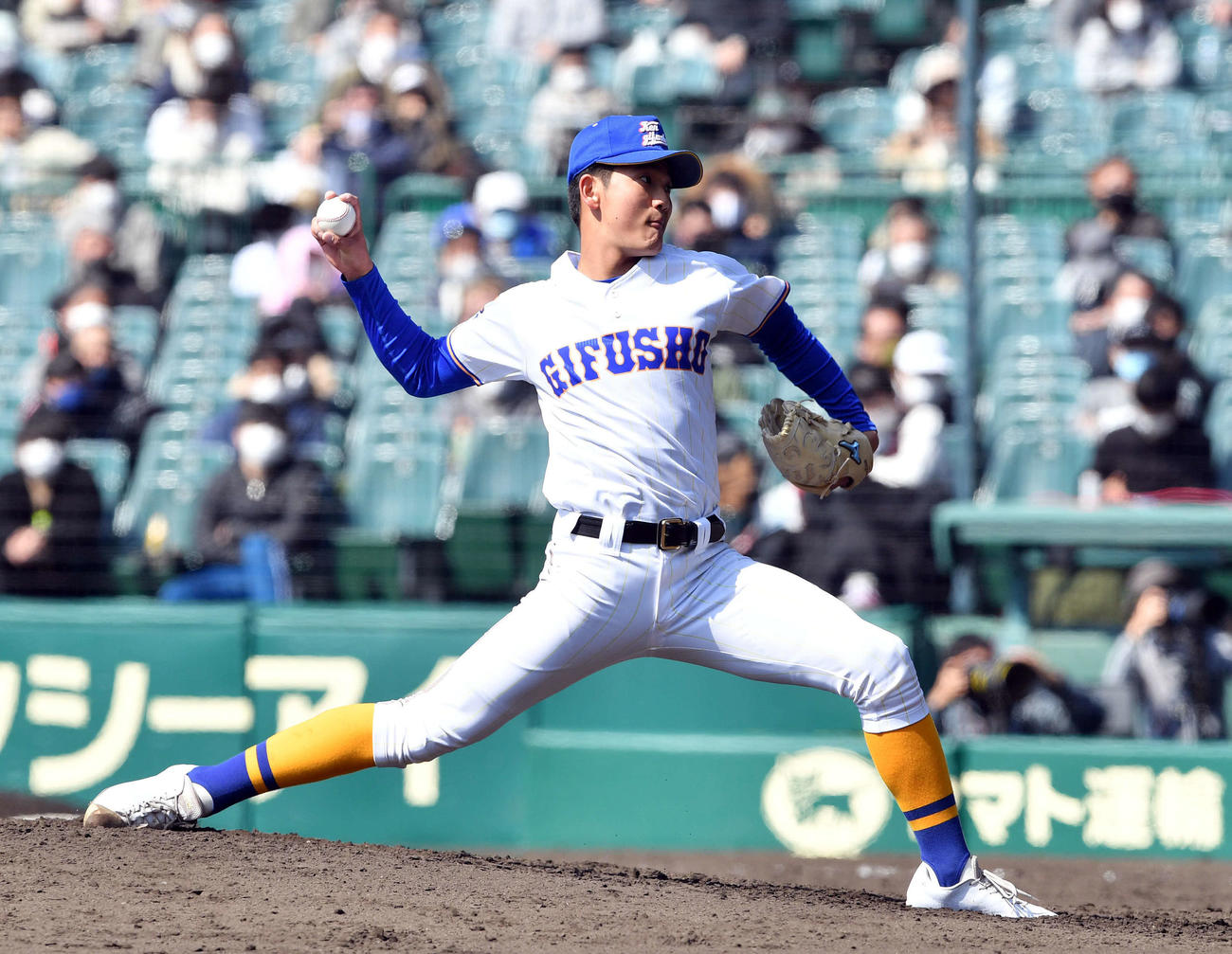 県岐阜商・松野（2021年3月23日撮影）