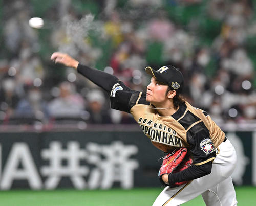 日本ハム伊藤（2021年4月28日撮影）