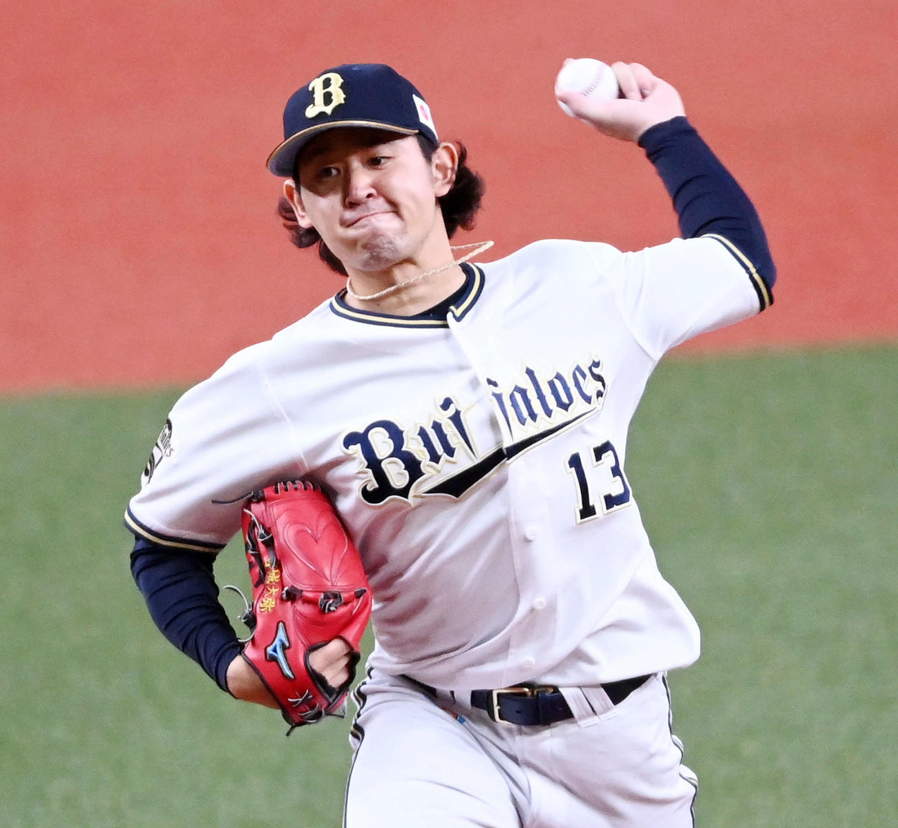 オリックス宮城大弥（2021年6月9日撮影）