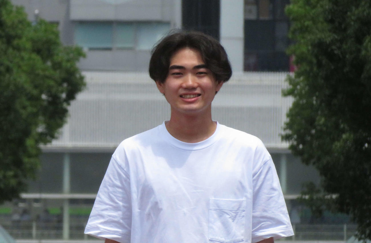 大船渡高OBの桜美林大・千葉宗幸さん