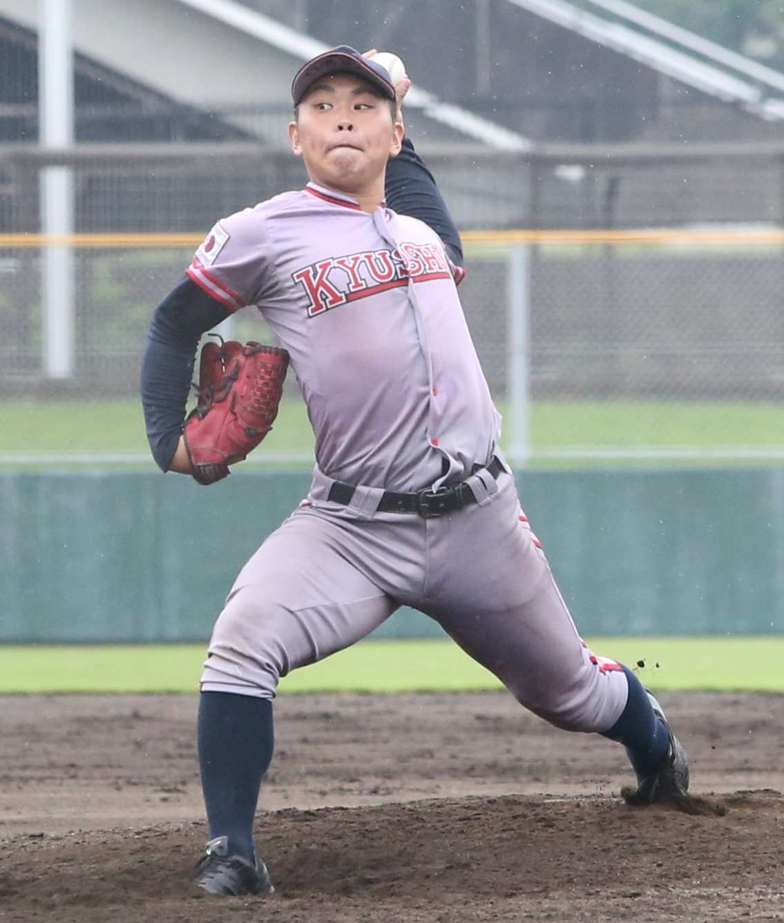 九大初のプロ入りを目指す芦谷汰貴投手（2021年9月13日）