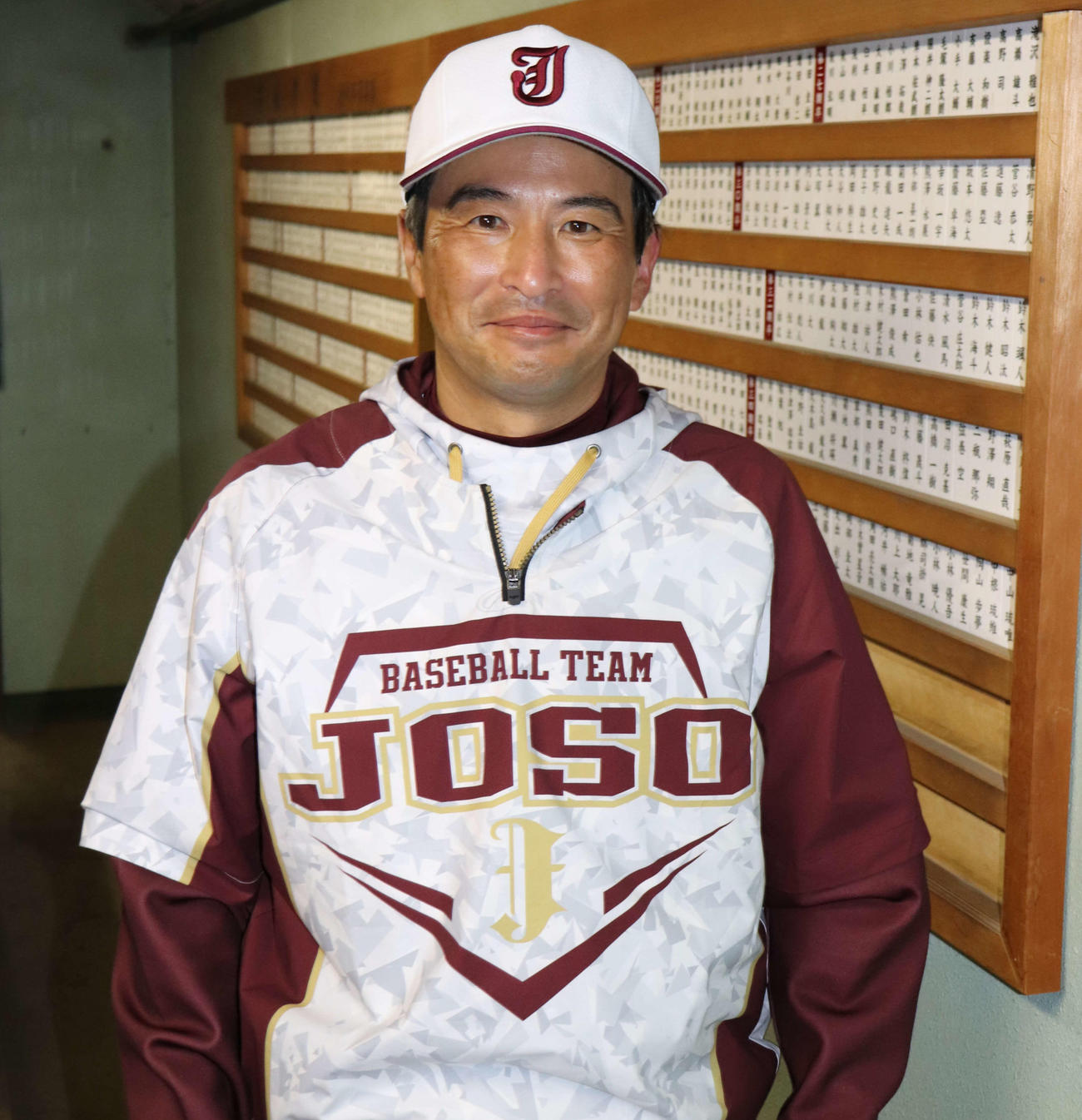 母校・常総学院の監督に就任してからの1年3カ月を振り返る島田監督（撮影・保坂淑子）