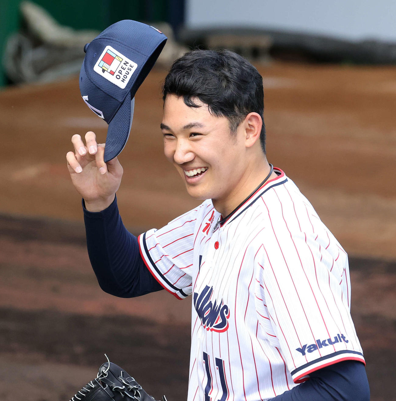 ヤクルト奥川恭伸（2022年2月6日）