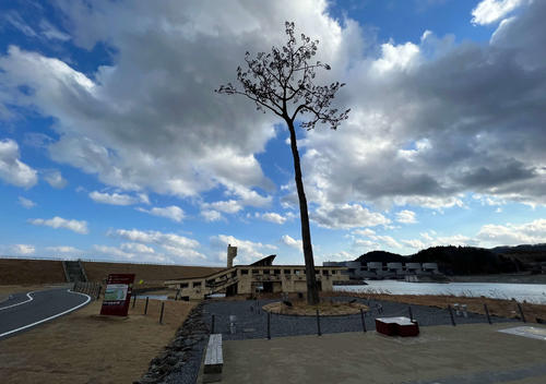 陸前高田市にある奇跡の一本松(撮影・金子真仁)