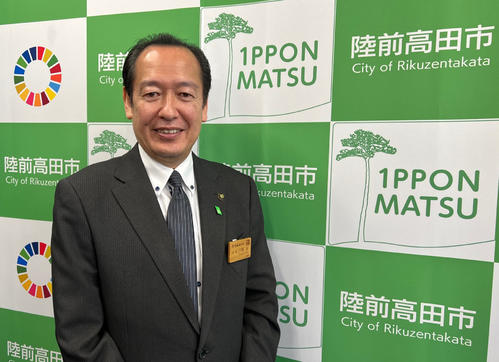 岩手・陸前高田市の戸羽太市長（撮影・金子真仁）