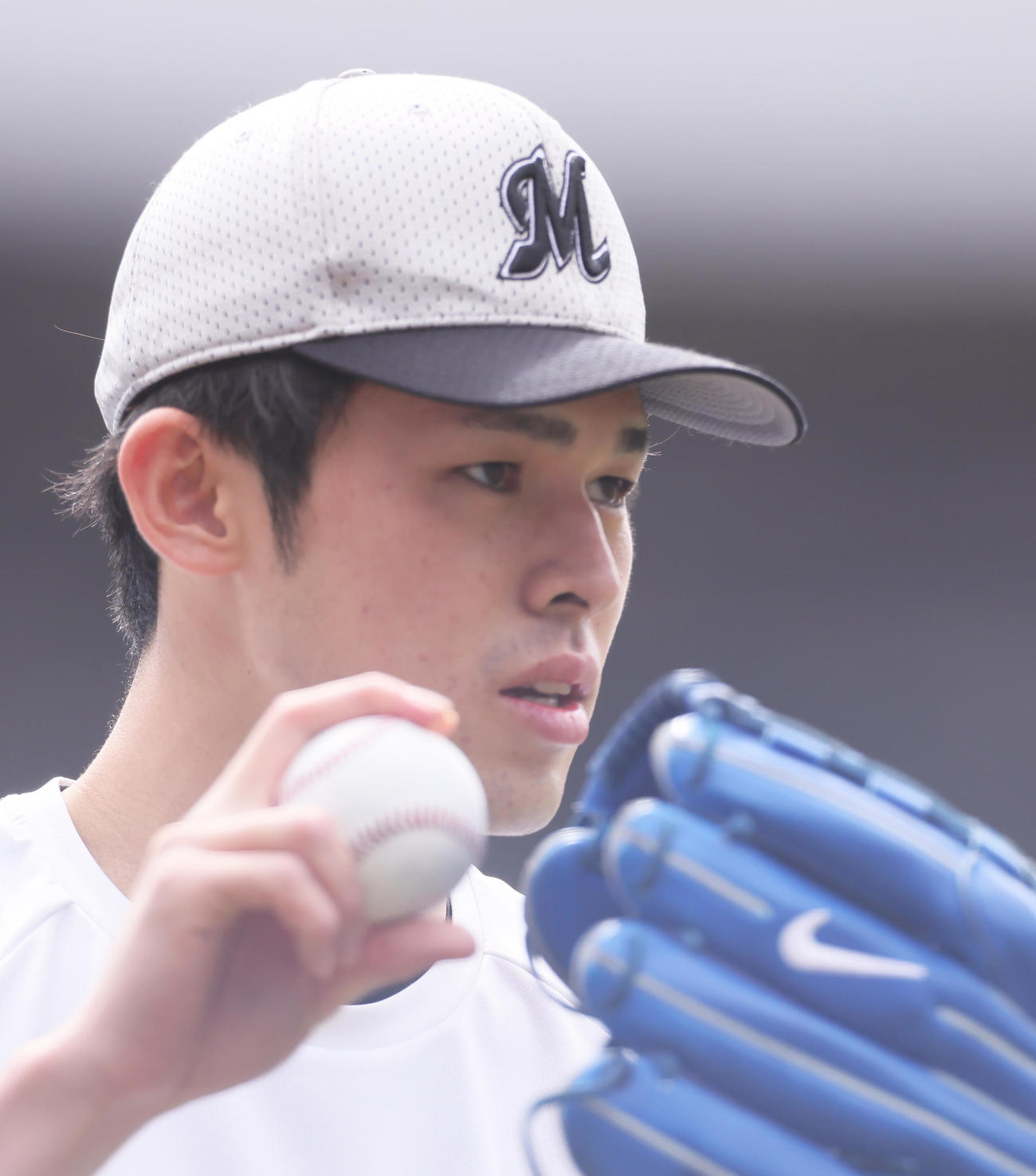 ロッテ佐々木朗希（2022年5月2日撮影）