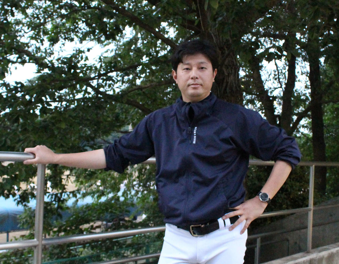 「打てるチームを作りたい」と話す浦和学院・森監督（撮影・保坂恭子）